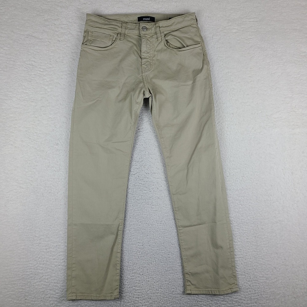 MAVI Pants Mens 31x30 Beige Zach Straight Leg Chino Khakis Made In TURKEY